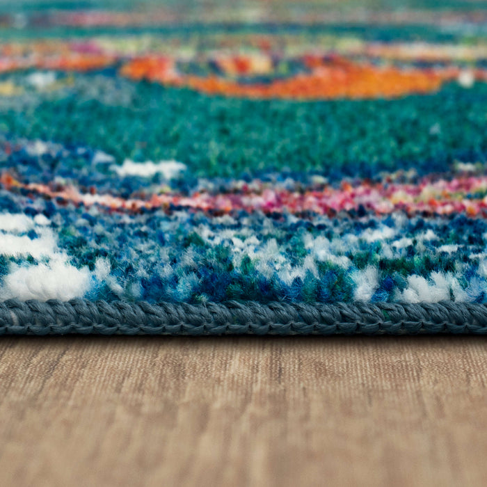 Marina Paisley Blue Area Rug