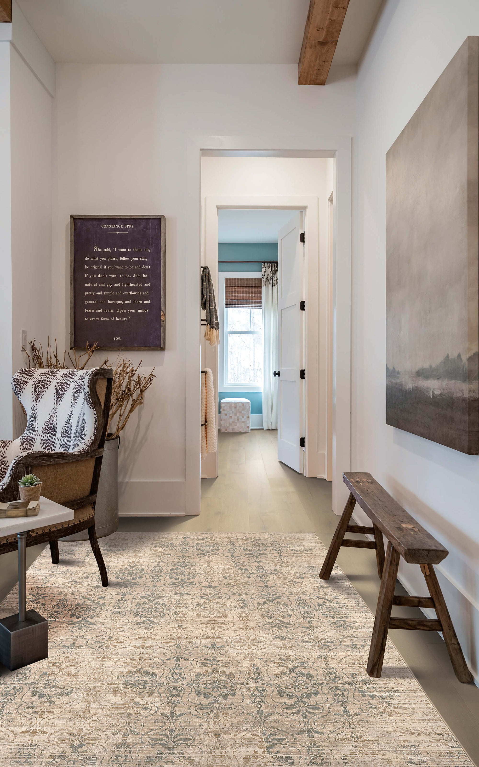 Karastan Kismet Serendipity Seaglass Covered By Rugs