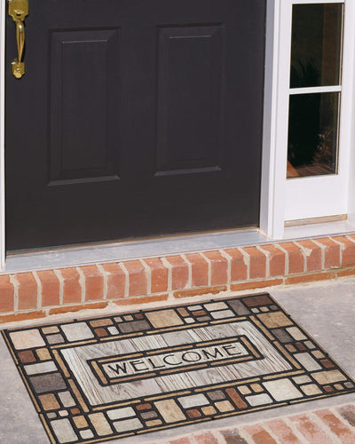 Cape Cove Slate Gray Door Mats From Wash+Dry™