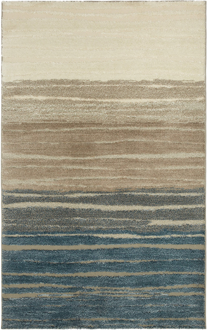 Brizo Broadmoor Brown & Blue Area Rug