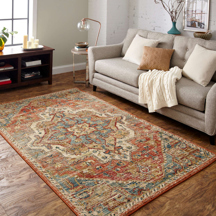 Karastan Elements Kasbar Spice Area Rug
