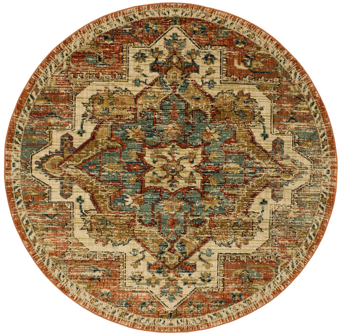Karastan Elements Kasbar Spice Area Rug