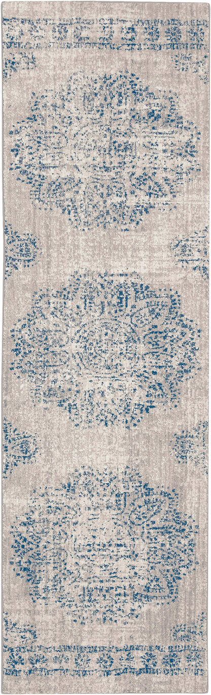 Karastan Expressions Dharma Medallion Indigo by Scott Living