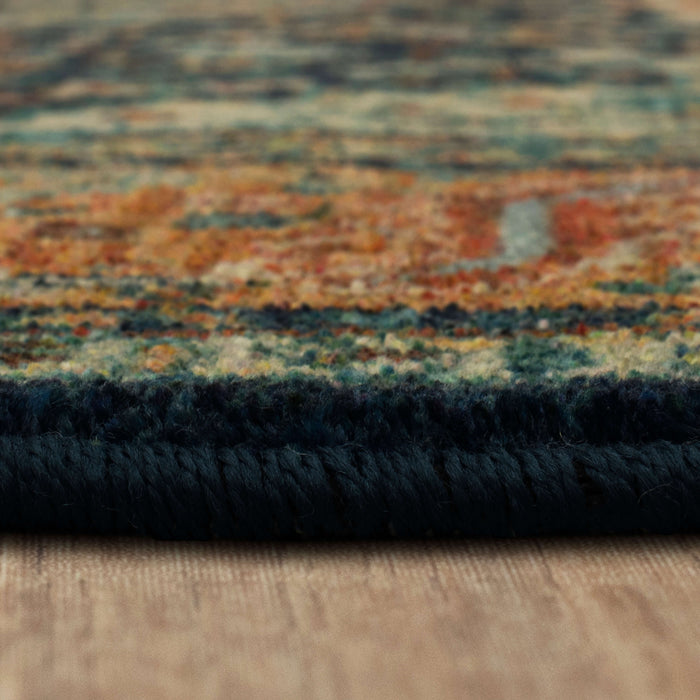 Karastan Kaleidoscope Aadirha Navy Area Rug
