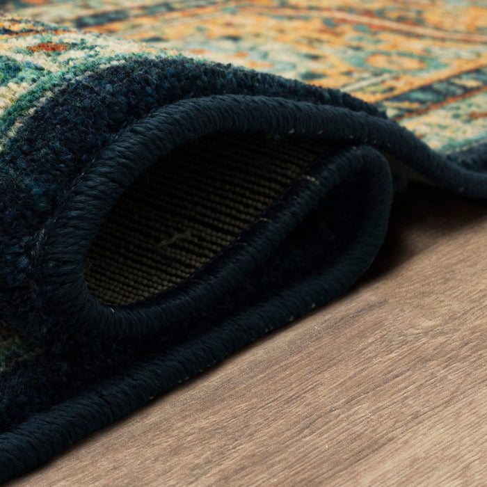Karastan Kaleidoscope Aadirha Navy Area Rug