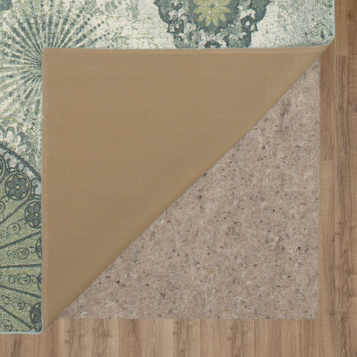 Grayson Bloom Medallion Gray Area Rug