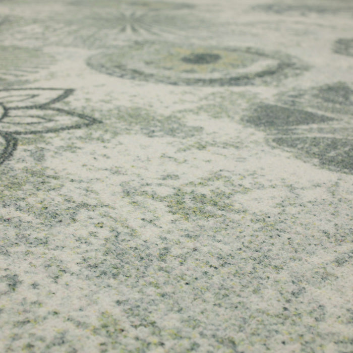 Grayson Bloom Medallion Gray Area Rug