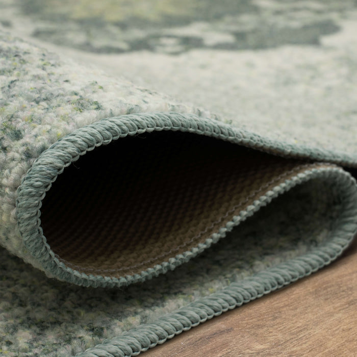 Grayson Bloom Medallion Gray Area Rug