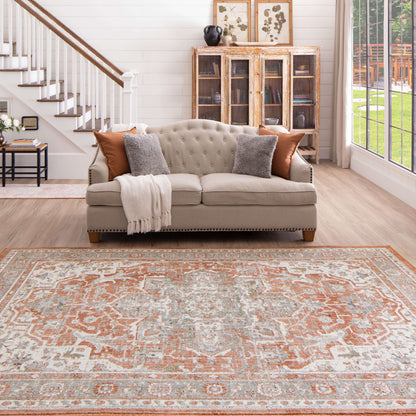 Alexandra Coral Area Rug