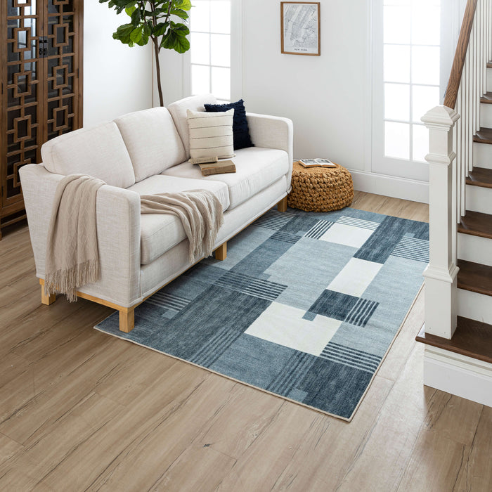 Technicolor Liberty Blue Area Rug