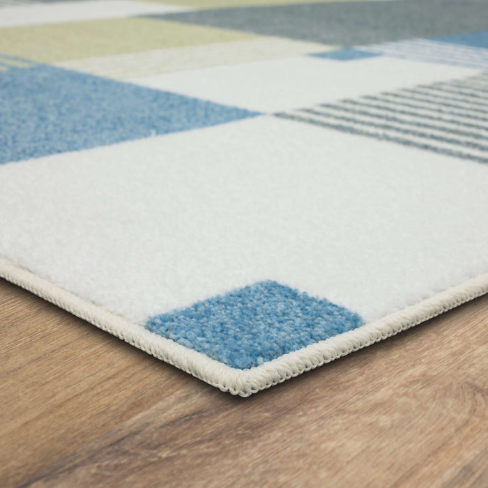 Technicolor Liberty Denim Area Rug