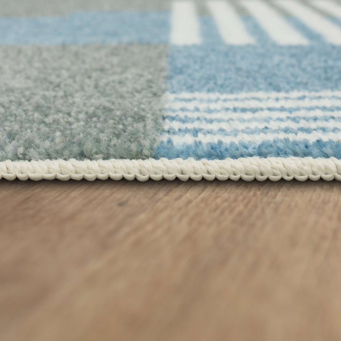 Technicolor Liberty Denim Area Rug