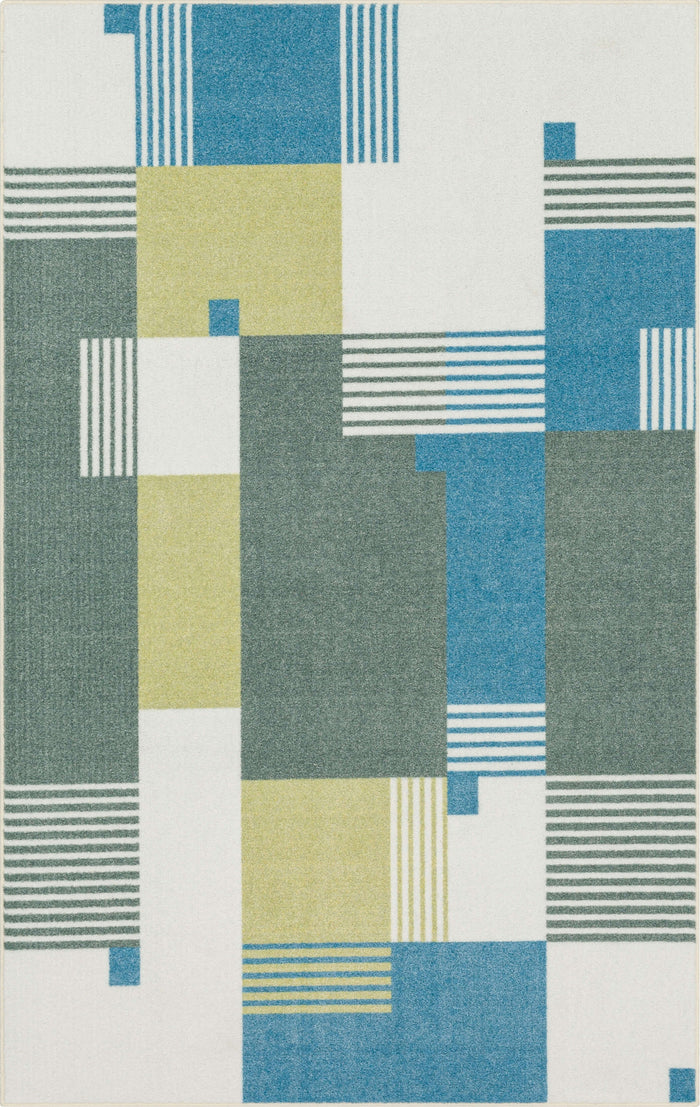 Technicolor Liberty Denim Area Rug