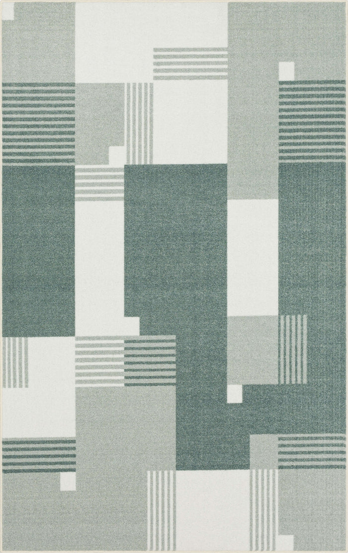 Technicolor Liberty Light Grey Area Rug