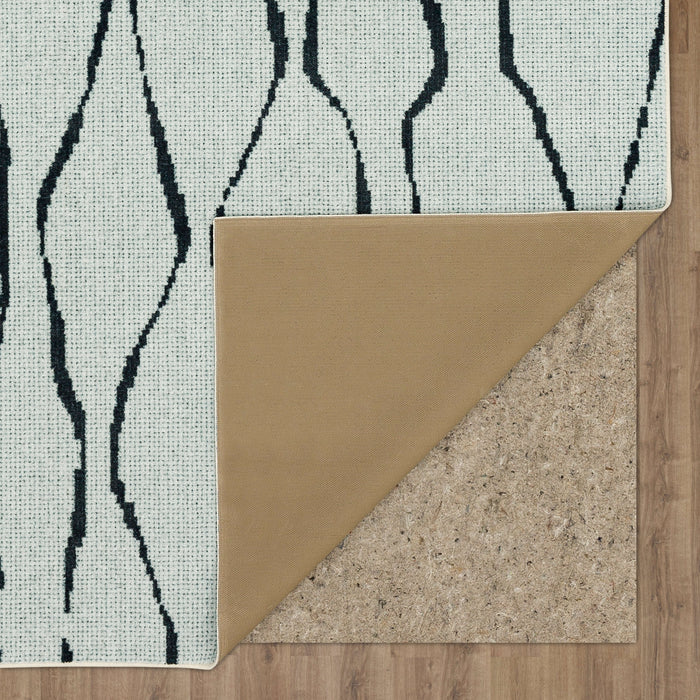 Technicolor Aster Black Area Rug