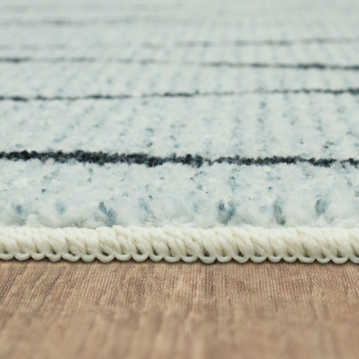 Technicolor Aster Black Area Rug