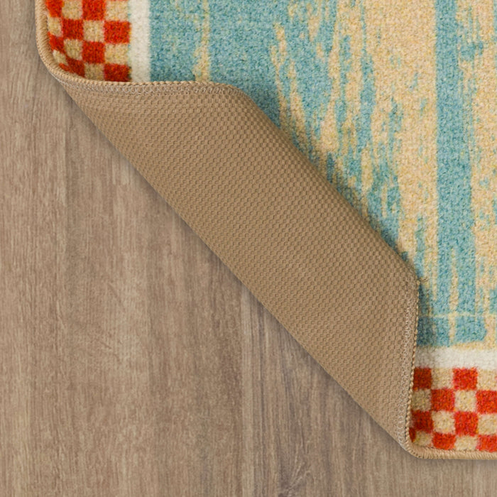 USA Home Red & Blue Accent Rug