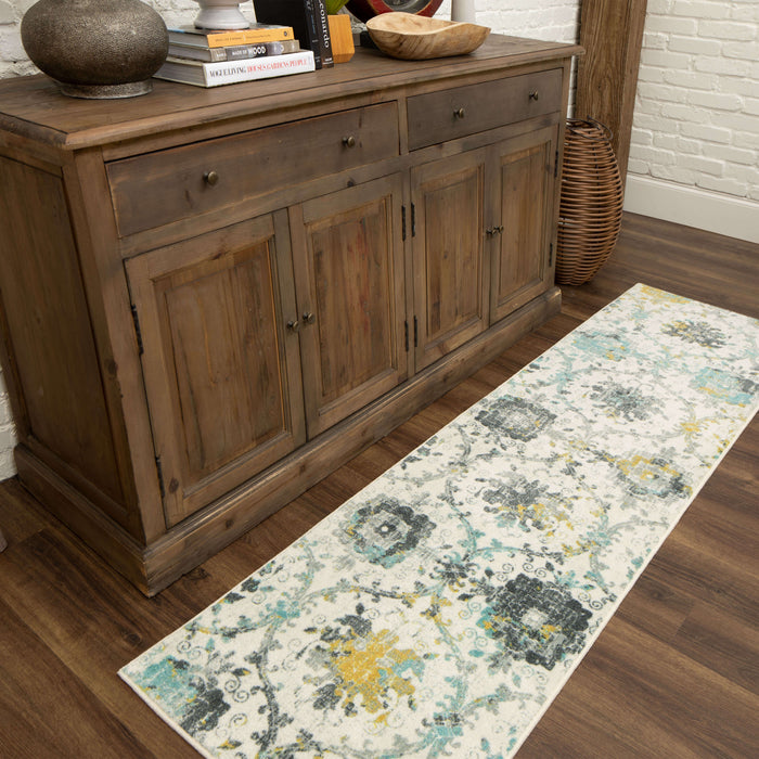 Technicolor Prem Light Blue Area Rug