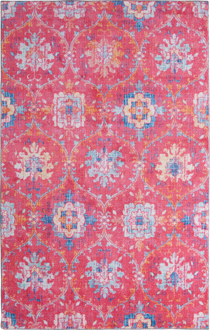Technicolor Prem Pink Area Rug