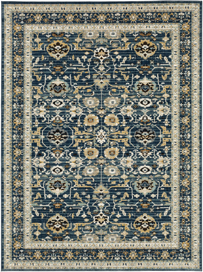 Karastan Zephyr Amphora Majolica Blue