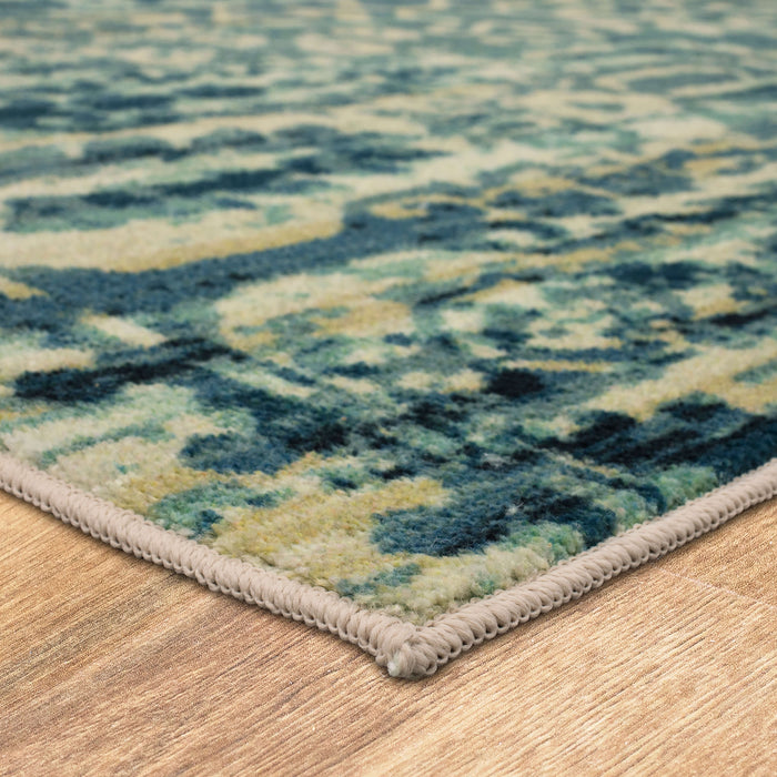 Technicolor Lottie Blue Area Rug