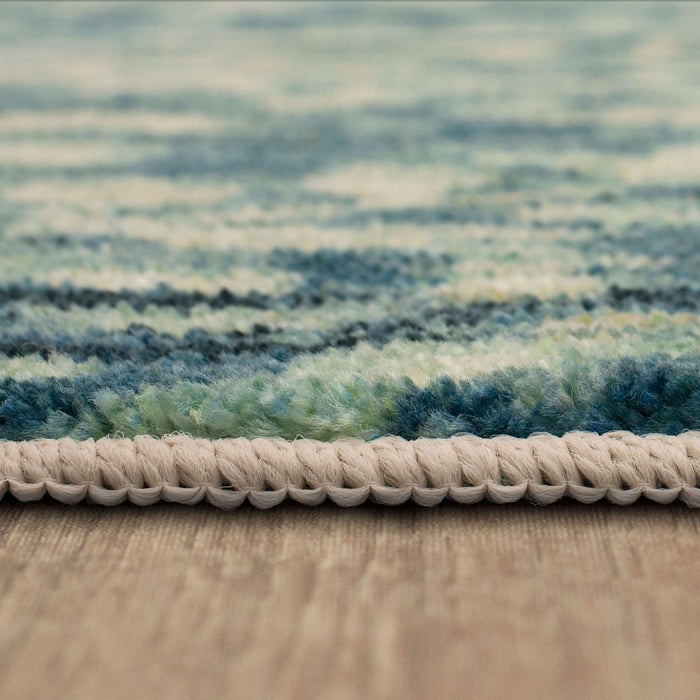 Technicolor Lottie Blue Area Rug