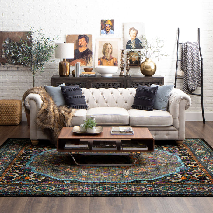 Lyla Black Area Rug
