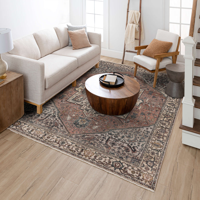 Karastan Echo Angelino Pudra Area Rug