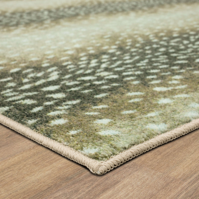 Technicolor Antelope Skin Tan Area Rug