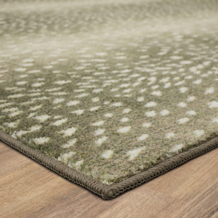Technicolor Antelope Skin Taupe Area Rug