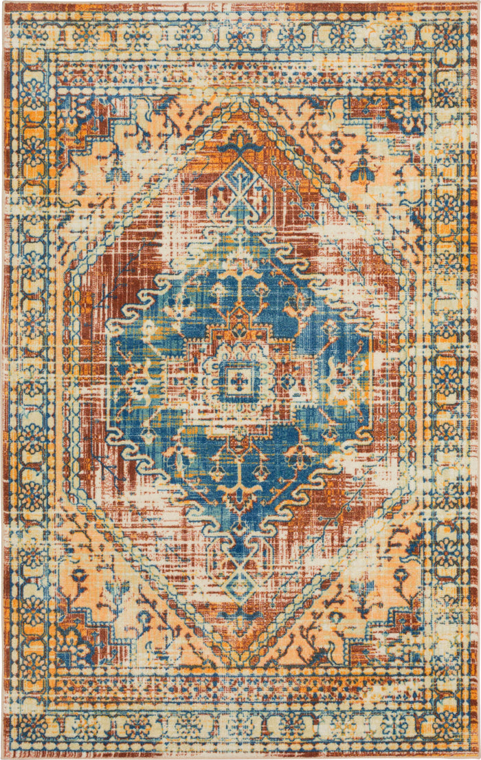 Technicolor Portis Spice Area Rug
