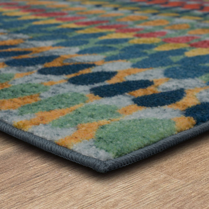 Technicolor Sego Multicolor Area Rug