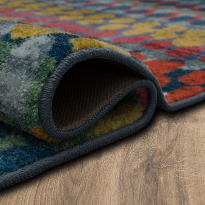 Technicolor Sego Multicolor Area Rug
