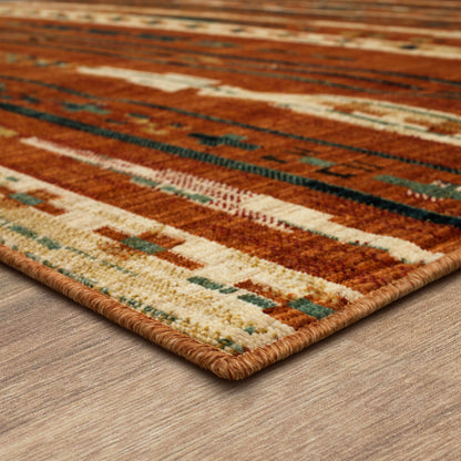 Heritage Arielle Spice Area Rug