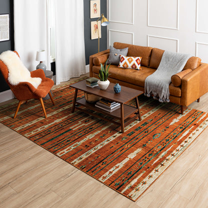 Heritage Arielle Spice Area Rug