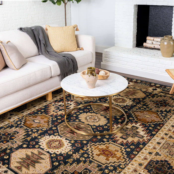 Karastan Bedouin Armada Navy Area Rug