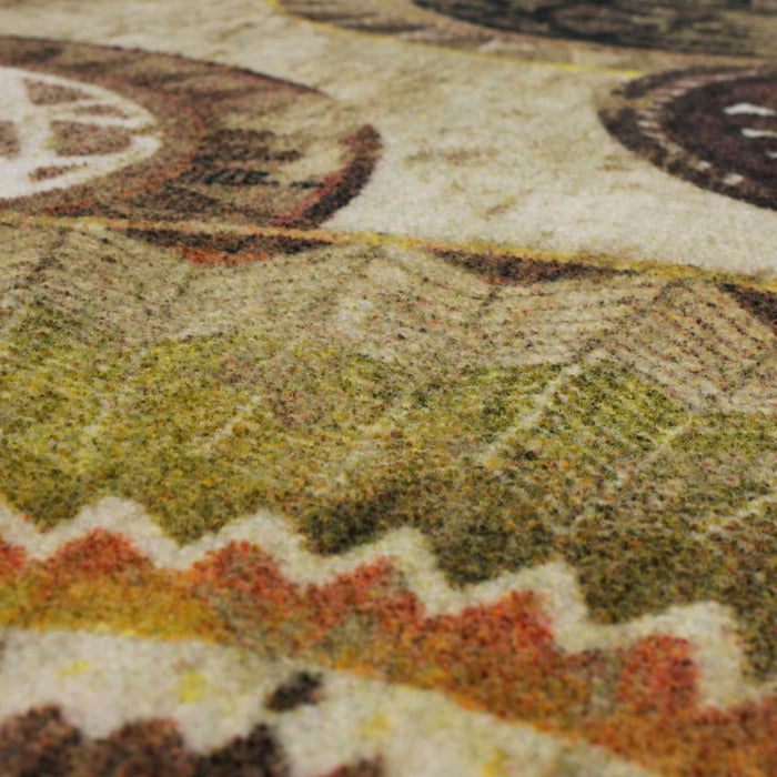 Technicolor Arlington Brown Area Rug