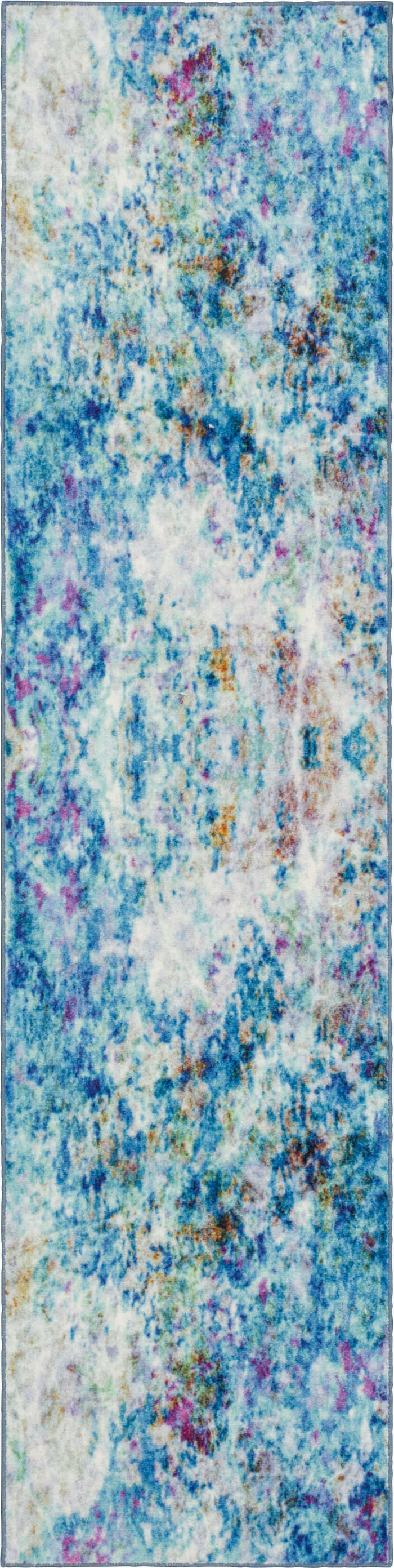 Technicolor Expression Blue Area Rug