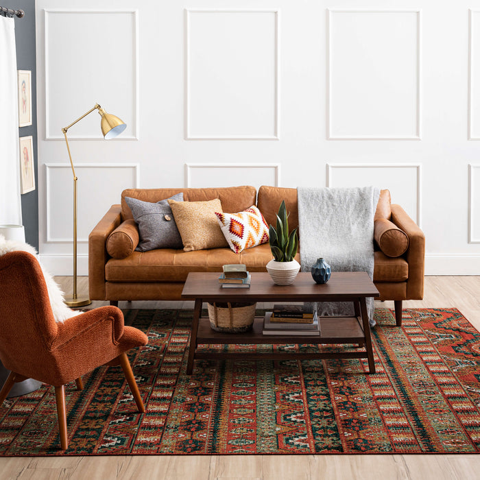 Heritage Augustine Red Area Rug