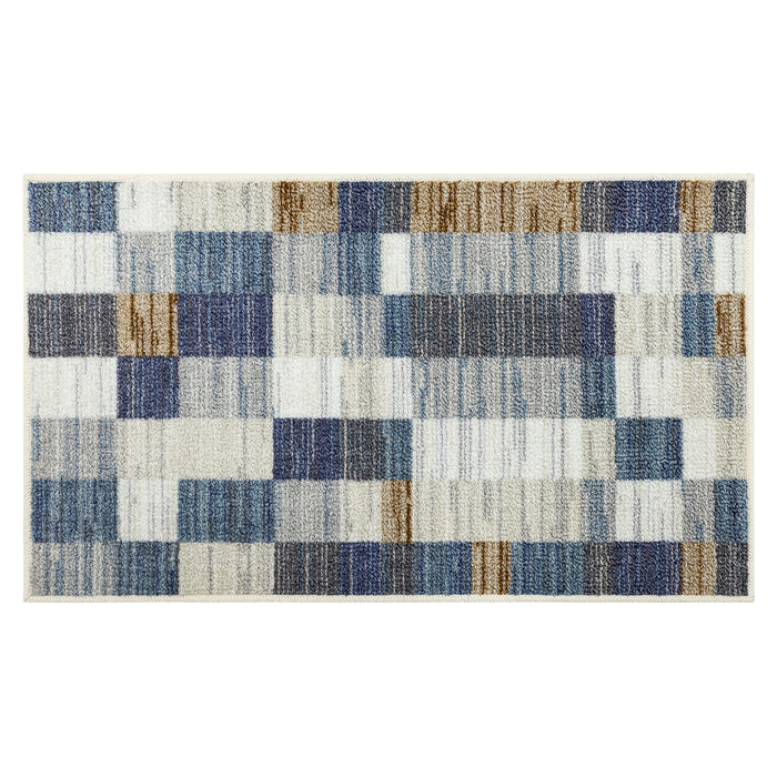 Mell Blocks Cool Area Rug