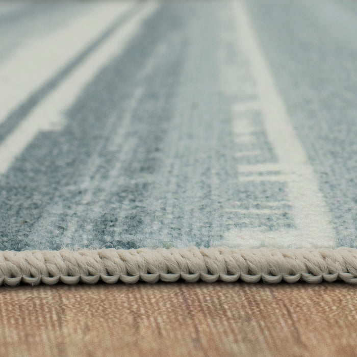 Grayson Santos Blue Area Rug
