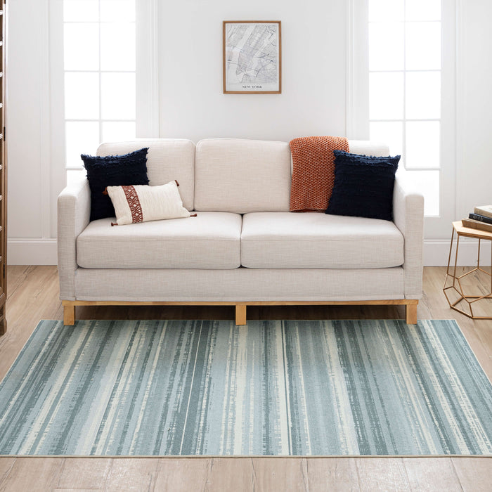 Grayson Santos Blue Area Rug