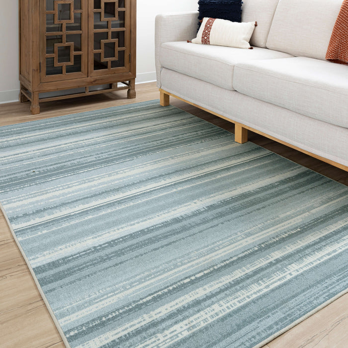 Grayson Santos Blue Area Rug