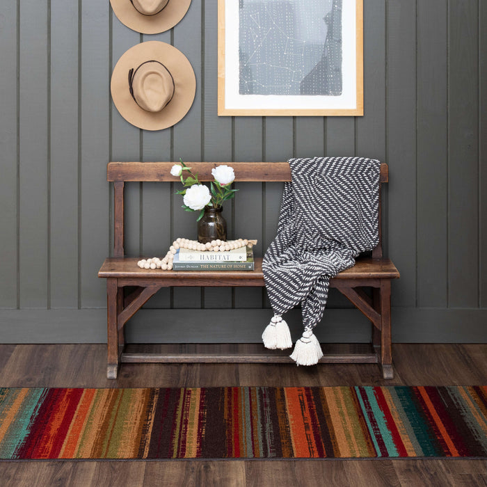 Bloom Santos Brown & Orange Area Rug