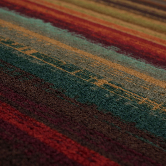 Bloom Santos Brown & Orange Area Rug