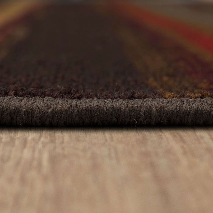 Bloom Santos Brown & Orange Area Rug