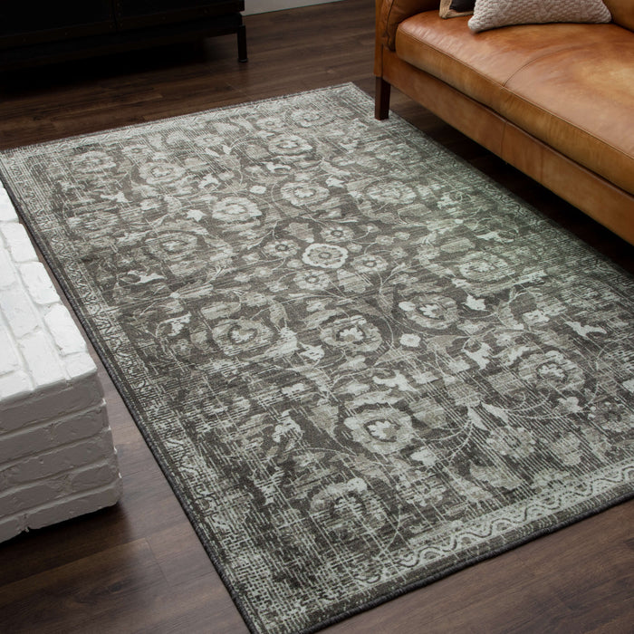 Technicolor Belham Black Area Rug
