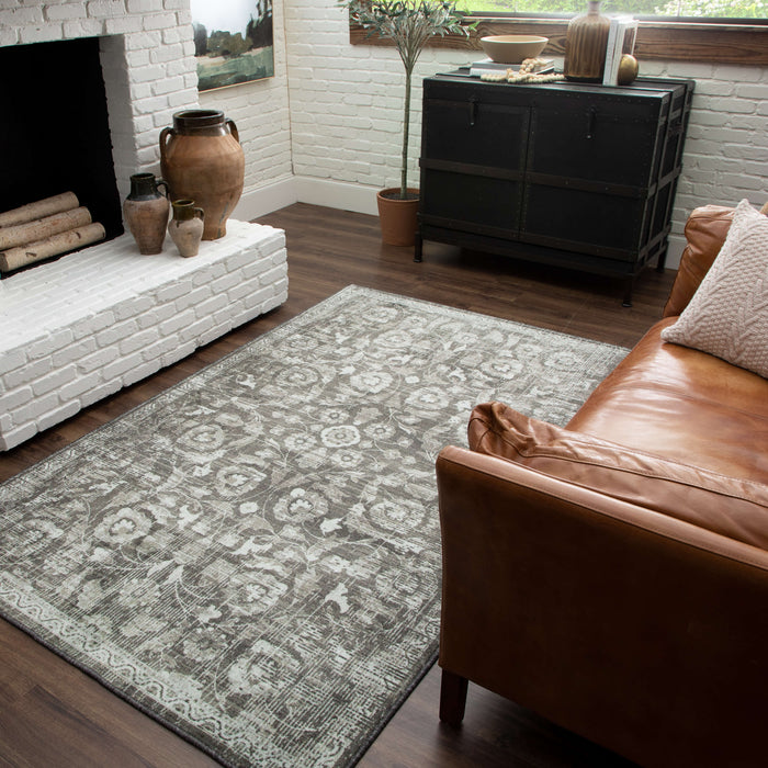Technicolor Belham Black Area Rug