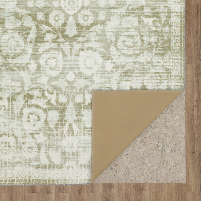 Technicolor Belham White & Gray Area Rug