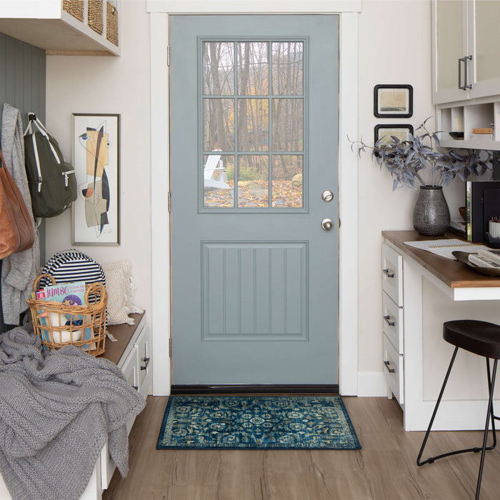 Technicolor Belham Blue Area Rug